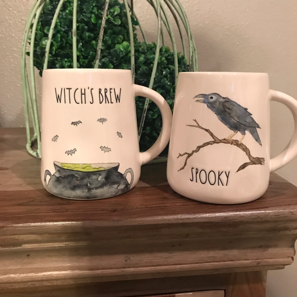 Rae Dunn Halloween mug set